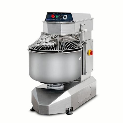 ISM 75-32 CR Spiral Hamur Yoğurma Makinası 75 Lt Kazan 35 Kg Un Kapasiteli İki Devirli Krom Gövde380v/3p/50hz