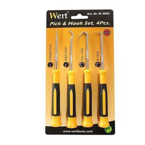 2690 Delici Biz İğnesi ve Kanca Seti 4 parça Açılı Tam Kanca