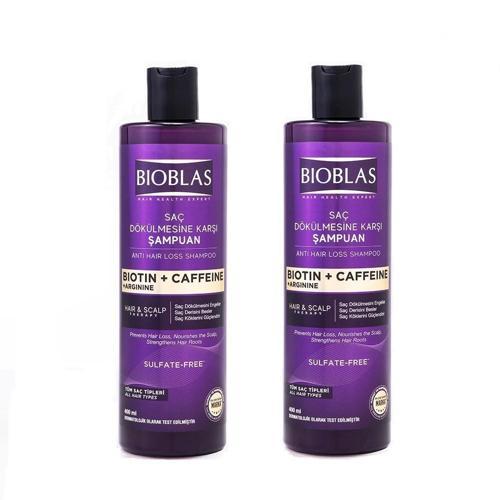Biotin + Kafein Saç Dökülmesine Karşı Şampuan 400 ml 2 ADET