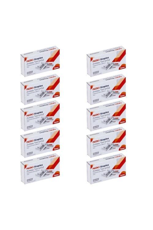 Zımba Teli No:10 Beyaz 10 Kutu(10.000 ADET ZIMBA TELİ)