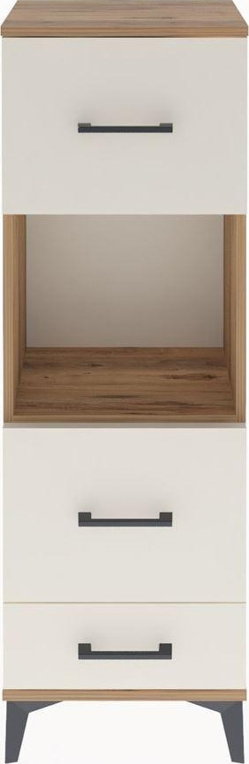 Arges Dolap 1 Raflı 3 Çekmeceli 44 x 30 x 134 cm Çam - Aytaşı