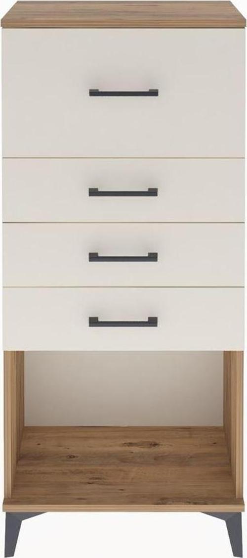 Arges Dolap 4 Çekmeceli 60 x 30 x 134 cm Çam - Aytaşı