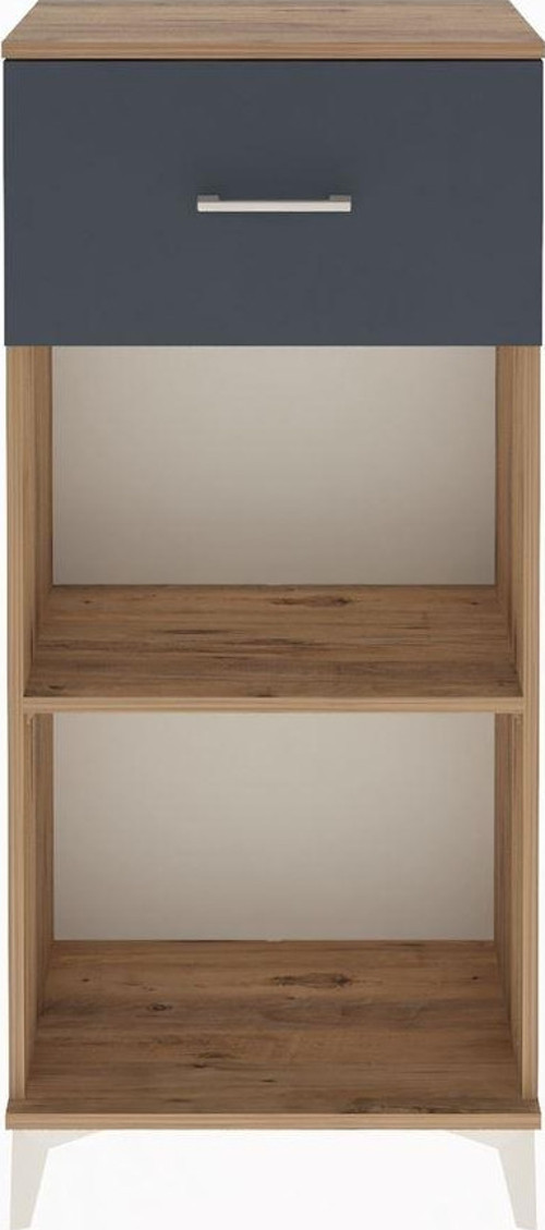 Arges Dolap 1 Raflı 1 Çekmeceli 60 x 30 x 134 cm Çam - Antrasit