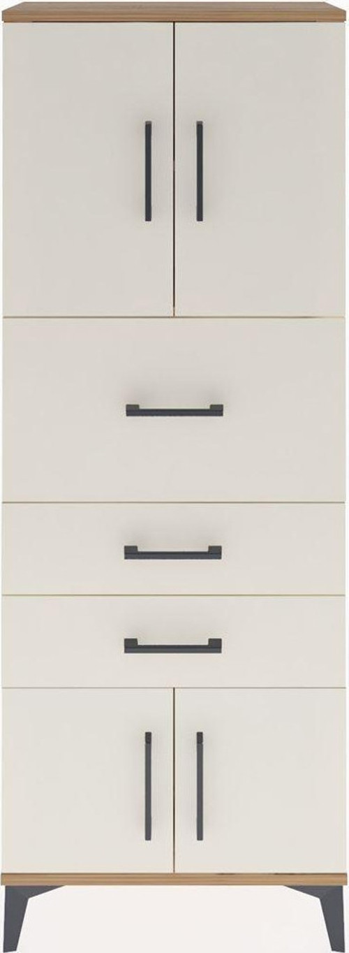 Arges Dolap 2 Raflı 3 Çekmeceli 4 Kapaklı 60 x 30 x 163 cm Çam - Aytaşı