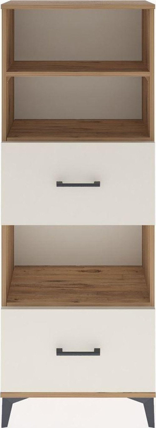 Arges Dolap 3 Raflı 2 Çekmeceli 60x30x163 Çam-Aytaşı