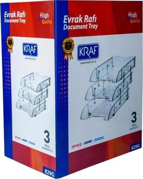 Evrak Rafı 3’lü Şeffaf 829G