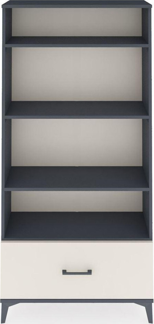 Arges Dolap 4 Raflı 1 Çekmeceli 88 x 30 x 182 cm Antrasit - Aytaşı
