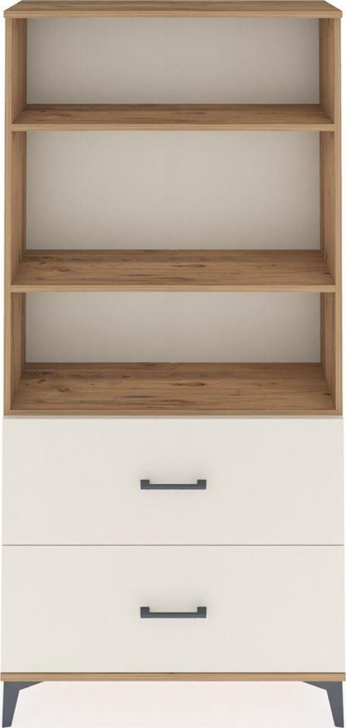 Arges Dolap 3 Raflı 2 Çekmeceli 88 x 30 x 182 cm Çam - Aytaşı