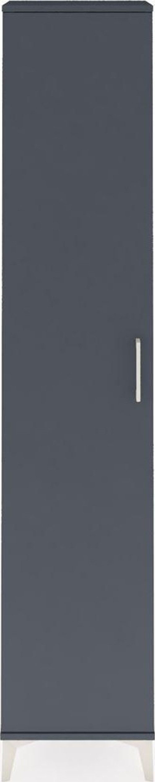 Arges Dolap 5 Raflı 1 Kapaklı 44 x 30 x 221 cm Antrasit - Antrasit