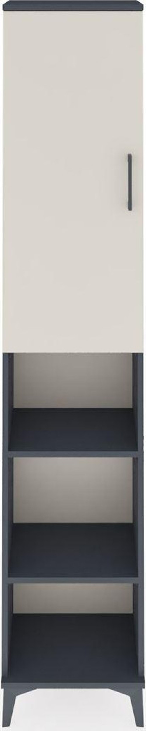 Arges Dolap 4 Raflı 1 Kapaklı 1 Askılı 44 x 30 x 221 cm Antrasit - Aytaşı