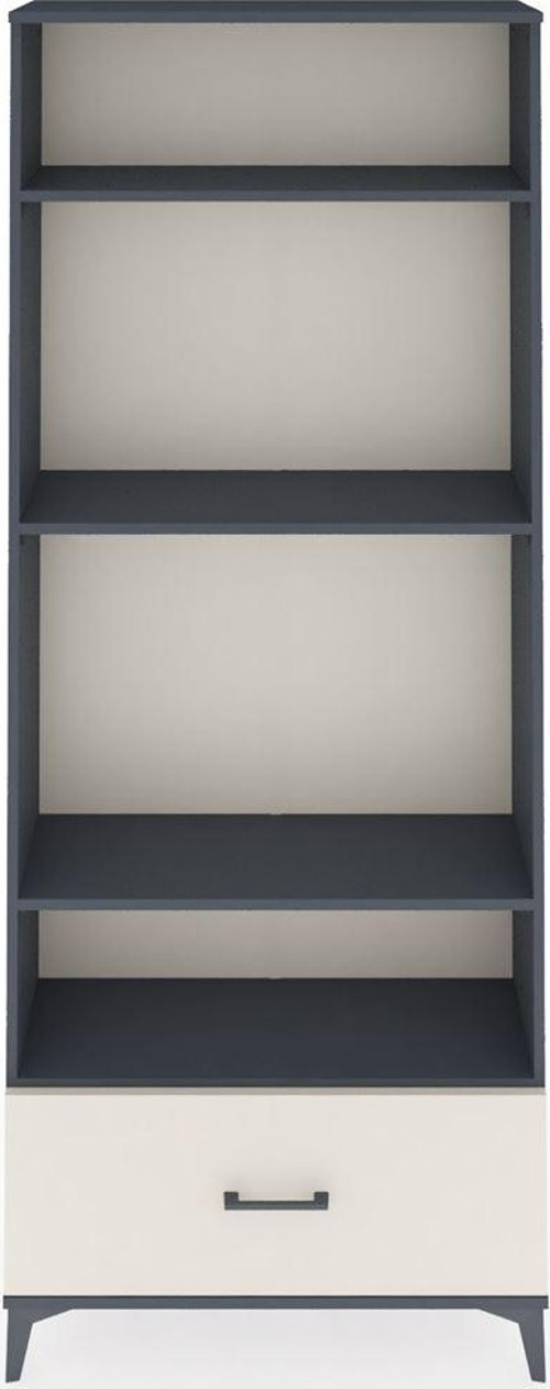 Arges Dolap 4 Raflı Tek Çekmeceli 88x30x221 Antrasit-Aytaşı