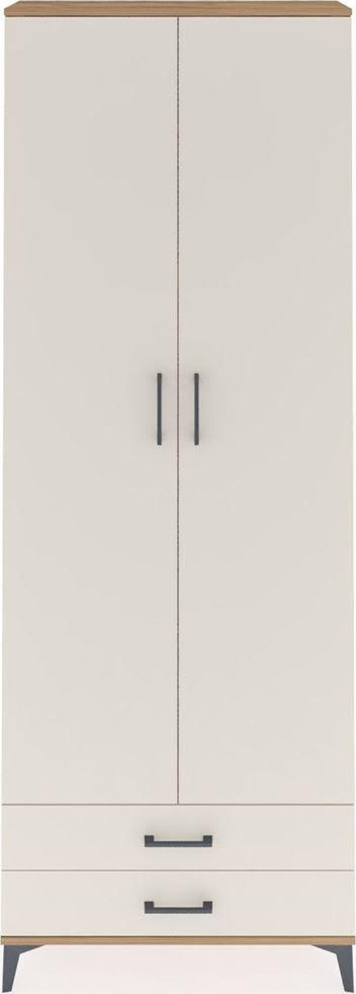 Arges Dolap 5 Raflı 2 Çekmeceli 2 Kapaklı 88x30x243 Çam-Aytaşı