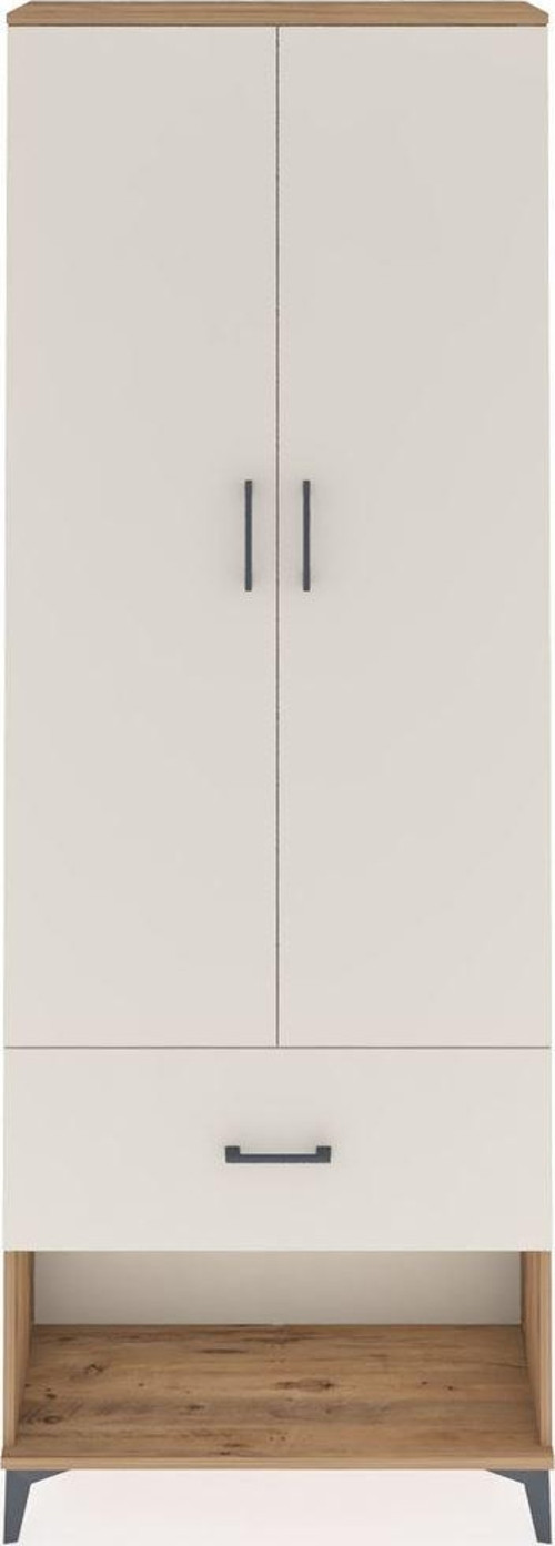 Arges Dolap 1 Raflı 1 Çekmeceli 1 Askılı 88 x 30 x 243 cm Çam - Aytaşı