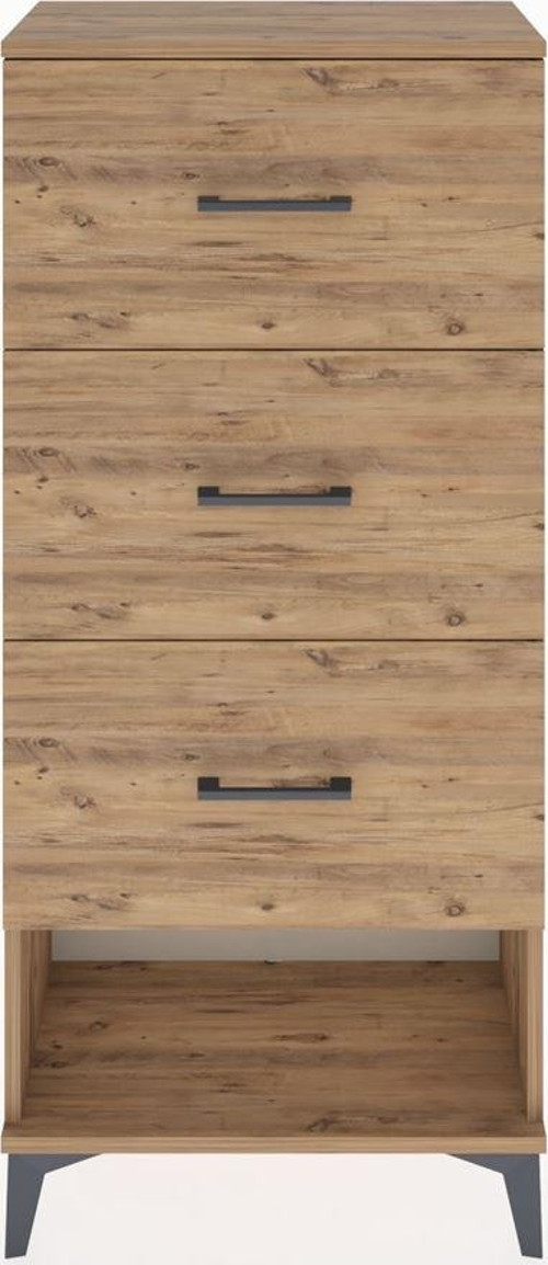 Hyperion Dolap 3 Çekmeceli 60 x 44 x 134 cm Çam - Çam
