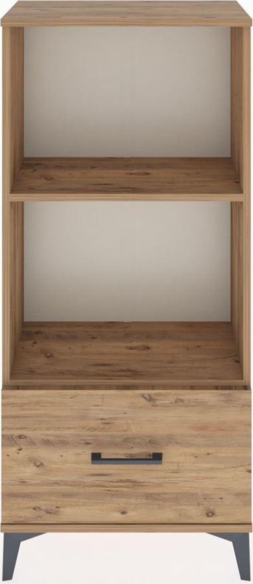 Hyperion Dolap 2 Raflı Tek Çekmeceli 60x44x134 Çam-Çam