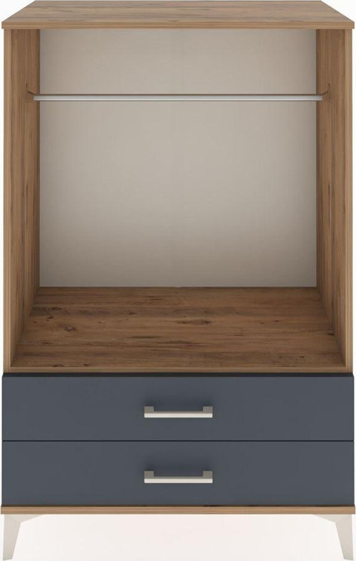 Hyperion Dolap 1 Raflı 2 Çekmeceli 1 Askılı 88 x 44 x 134 cm Çam - Antrasit