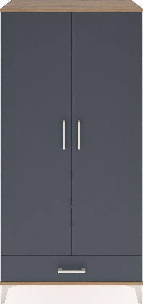 Hyperion Dolap 2 Raflı 1 Çekmeceli 1 Askılı 88 x 44 x 182 cm Çam - Antrasit