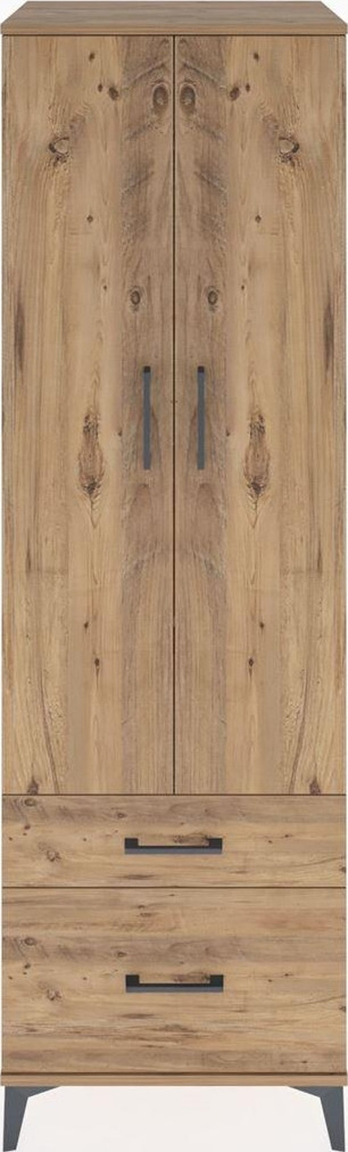 Hyperion Dolap 2 Raflı 2 Çekmeceli 1 Askılı 60 x 44 x 195 cm Çam - Çam