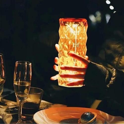 Diamond Table Lamp Usb Charging Totch Lamp Cold Light Neutral Light Warm Light Kristal Gece Lambası
