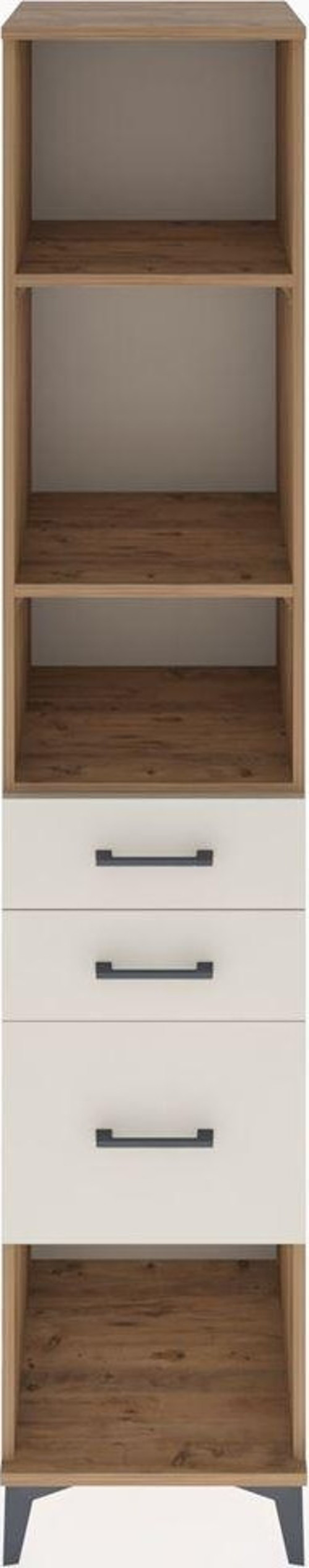 Hyperion Dolap 3 Raflı 3 Çekmeceli 44x44x221 Çam-Aytaşı