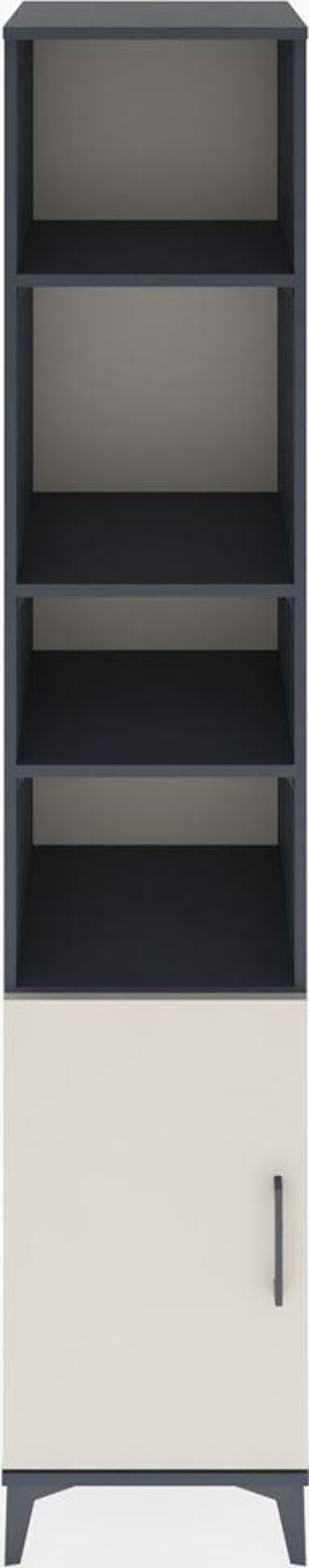 Hyperion Dolap 5 Raflı Tek Kapaklı 44x44x221 Antrasit-Aytaşı