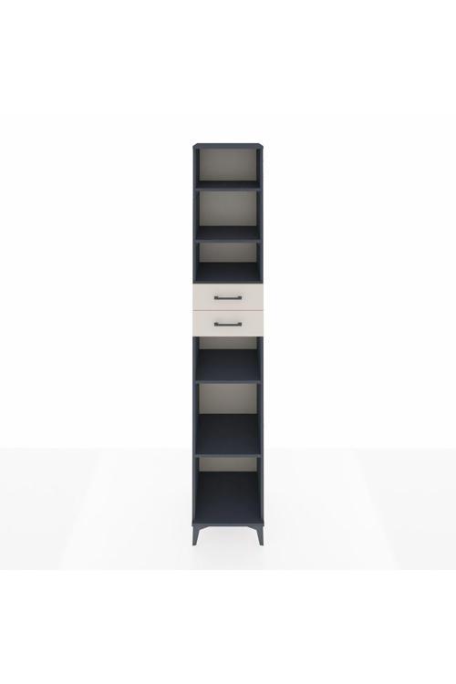 Hyperion Dolap 5 Raflı 2 Çekmeceli 44x44x243 Antrasit-Aytaşı