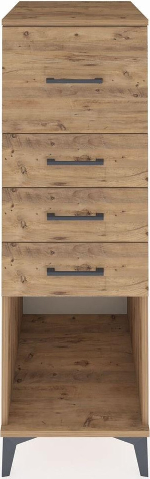 Kronos Dolap 4 Çekmeceli 44 x 59 x 134 cm Çam - Çam