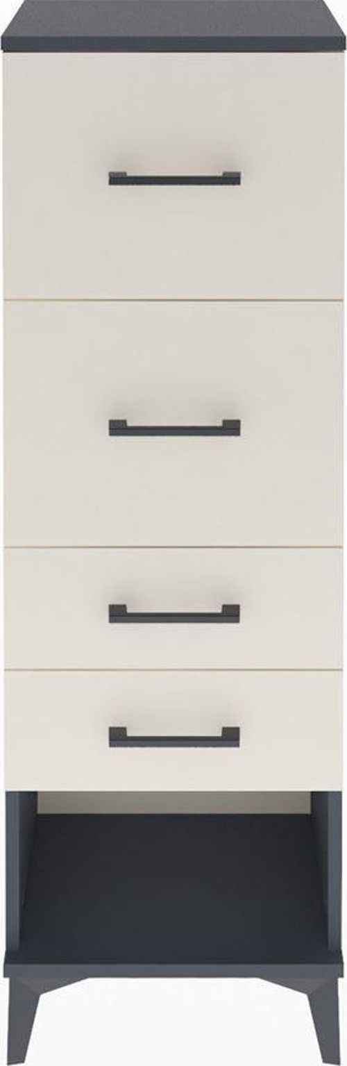 Arges Dolap 4 Çekmeceli 44x30x134 Antrasit-Aytaşı