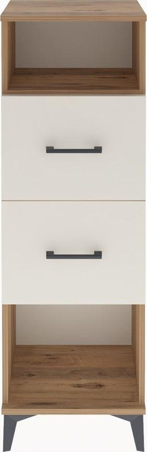 Arges Dolap Tek Raflı 2 Çekmeceli 44x30x134 Çam-Aytaşı