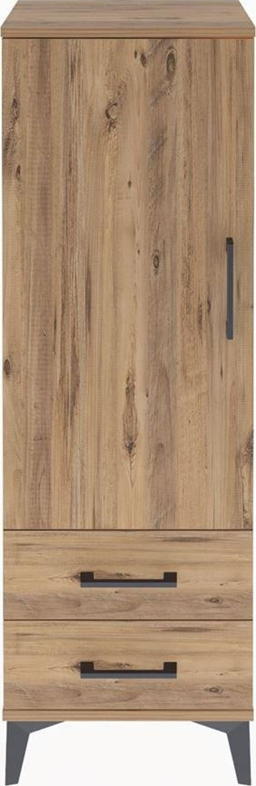 Arges Dolap 1 Raflı 2 Çekmeceli 1 Askılı 44 x 30 x 134 cm Çam - Çam