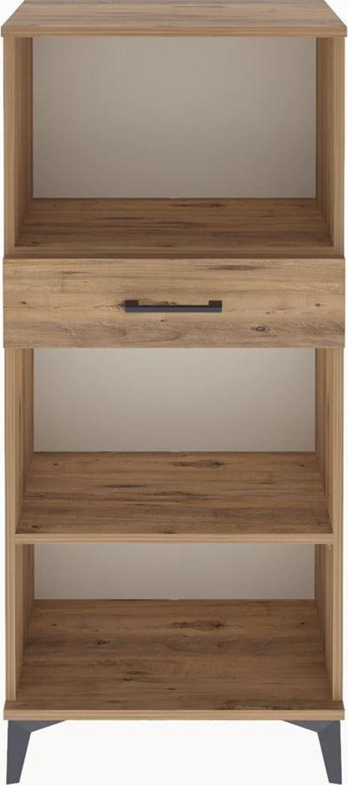 Arges Dolap 2 Raflı 1 Çekmeceli 60 x 30 x 134 cm Çam - Çam