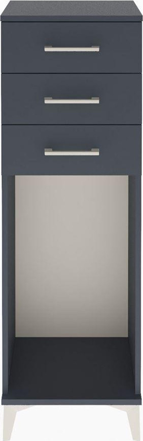 Arges Dolap 3 Çekmeceli 44x30x134 Antrasit-Antrasit