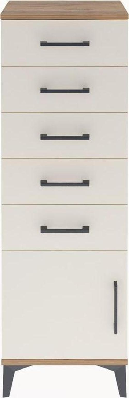 Arges Dolap 5 Çekmeceli 1 Kapaklı 44 x 30 x 134 cm Çam - Aytaşı