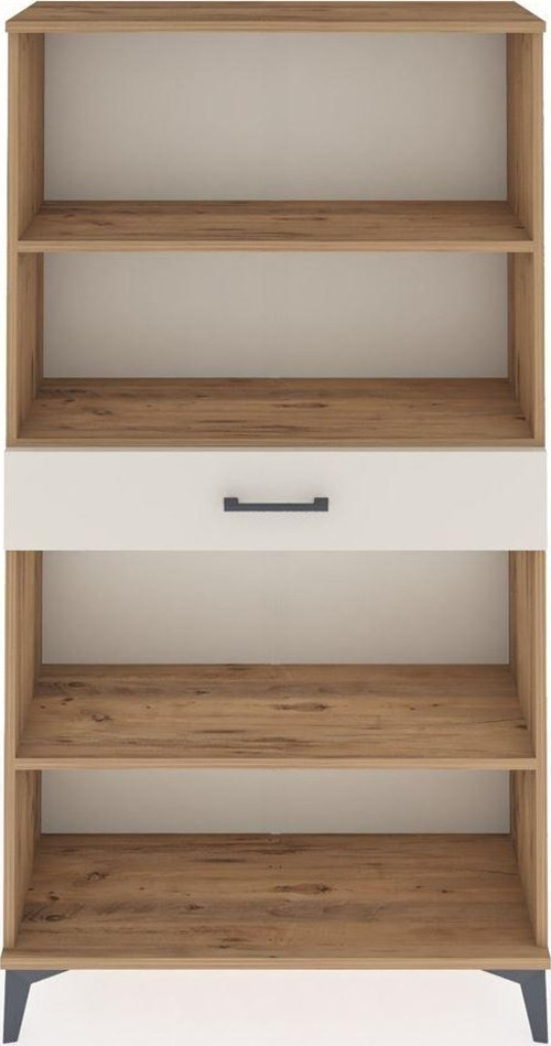 Arges Dolap 3 Raflı Tek Çekmeceli 88x30x163 Çam-Aytaşı