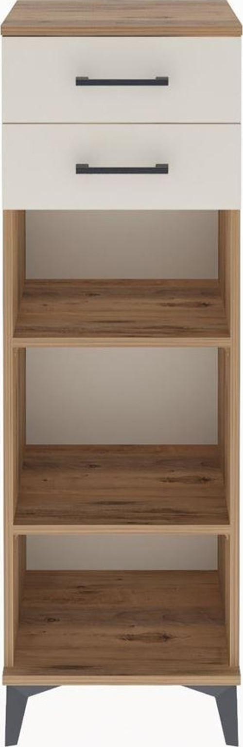 Arges Dolap 2 Raflı 2 Çekmeceli 44x30x134 Çam-Aytaşı