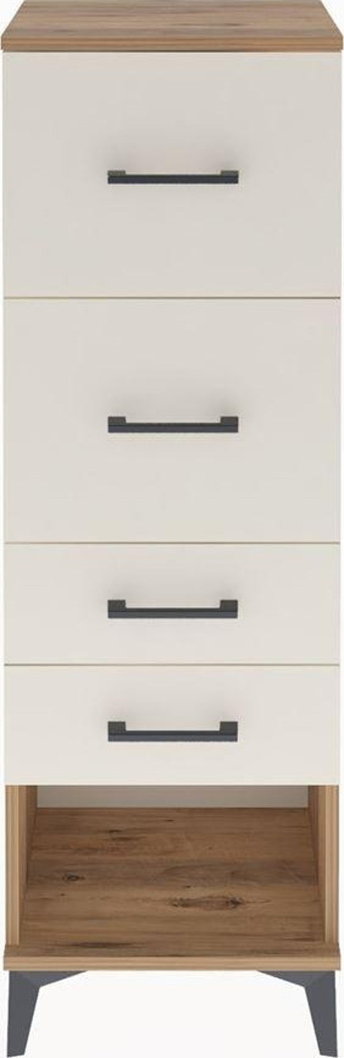 Arges Dolap 4 Çekmeceli 44x30x134 Çam-Aytaşı