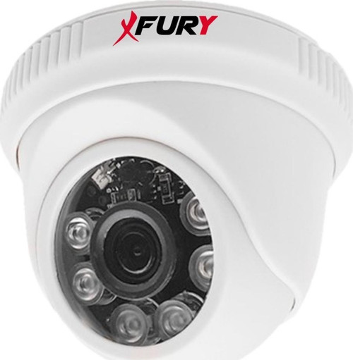 XFury 3 Kameralı 5mp 3.6mm Lens 2mp Görüntü 6 Atom Led Gece Görüşlü FullHd Güvenlik Kamera 5525di1TB