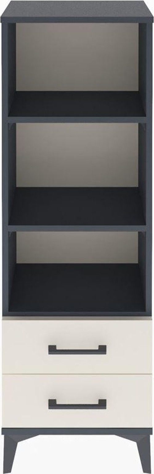 Arges Dolap 3 Raflı 2 Çekmeceli 44x30x134 Antrasit-Aytaşı