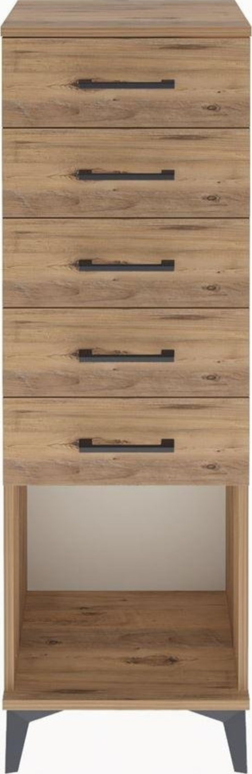 Arges Dolap 5 Çekmeceli 44 x 30 x 134 cm Çam - Çam