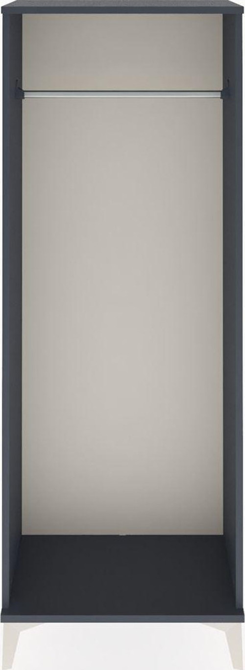 Arges Dolap Kapaklı 1 Askılı 60 x 30 x 163 cm Antrasit - Antrasit