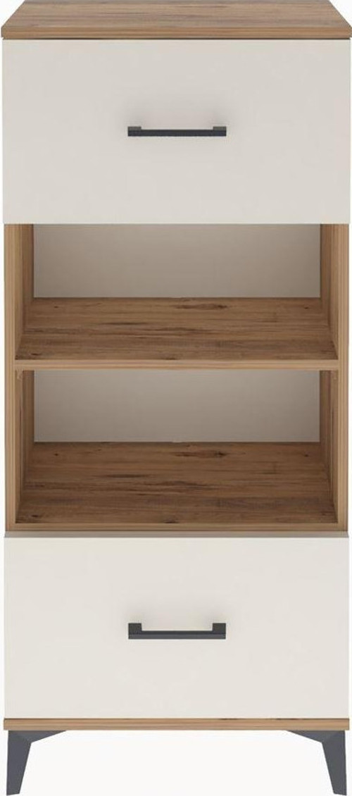 Arges Dolap 2 Raflı 2 Çekmeceli 60x30x134 Çam-Aytaşı