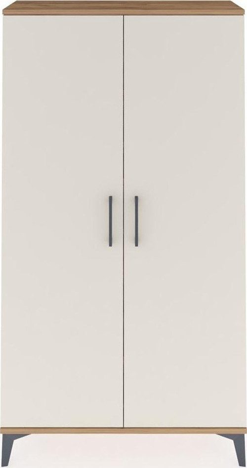 Arges Dolap 4 Raflı 2 Kapaklı 88 x 30 x 163 cm Çam - Aytaşı