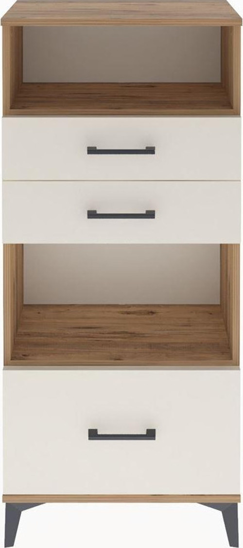 Arges Dolap 2 Raflı 3 Çekmeceli 60x30x134 Çam-Aytaşı