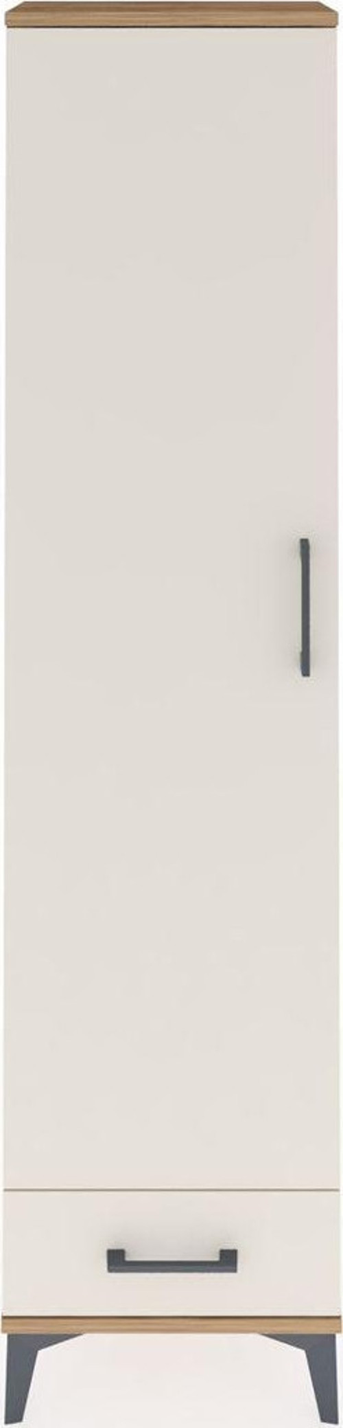 Arges Dolap 5 Raflı Tek Çekmeceli Tek Kapaklı 44x30x182 Çam-Aytaşı
