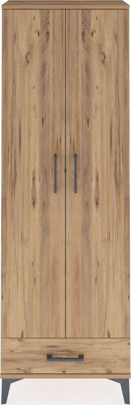 Arges Dolap 2 Raflı 1 Çekmeceli 1 Askılı 60 x 30 x 182 cm Çam - Çam