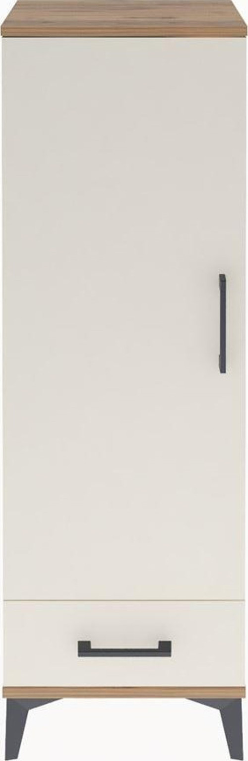 Arges Dolap Tek Raflı Tek Çekmeceli Tek Askılı 44x30x134 Çam-Aytaşı