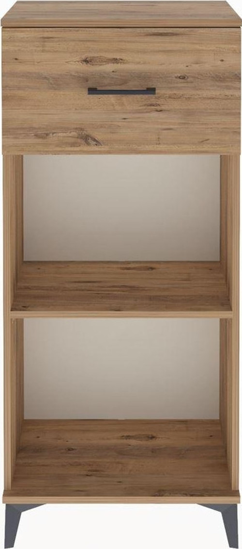 Arges Dolap Tek Raflı Tek Çekmeceli 60x30x134 Çam-Çam