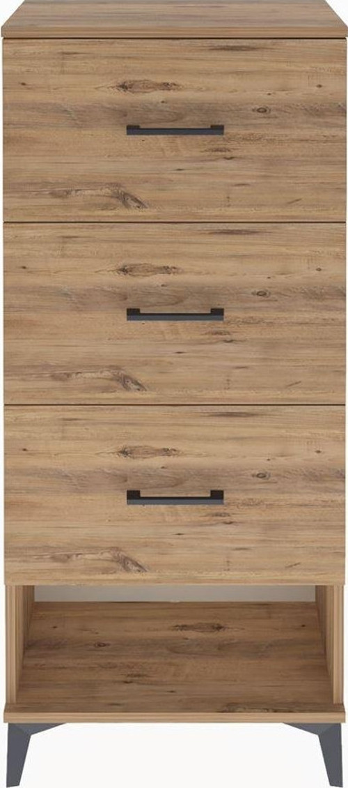 Arges Dolap 3 Çekmeceli 60x30x134 Çam-Çam