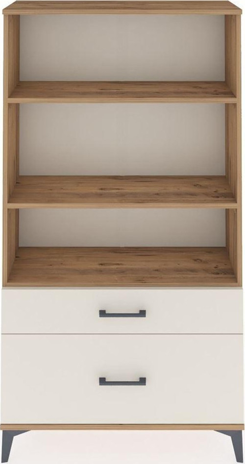 Arges Dolap 3 Raflı 2 Çekmeceli 88 x 30 x 163 cm Çam - Aytaşı