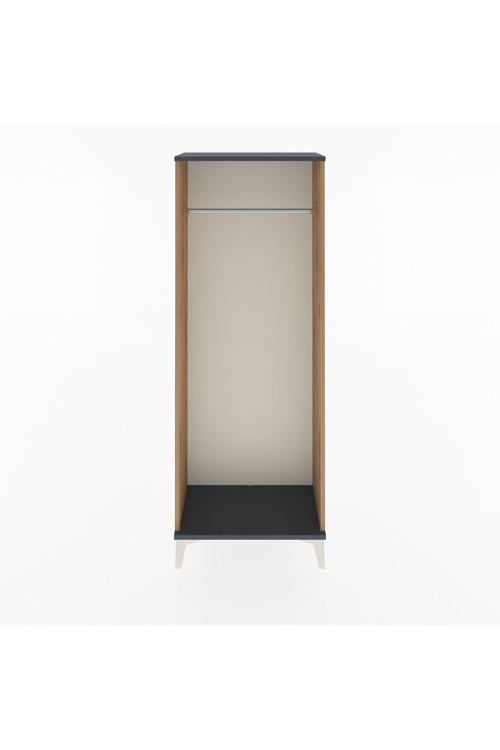 Arges Dolap Kapaklı 1 Askılı 60 x 30 x 163 cm Çam - Antrasit